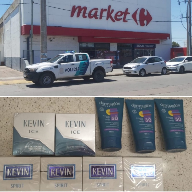 Un menor intent robar en un supermercado